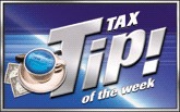 Tax Tip of the Week